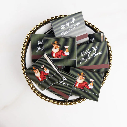 Giddy Up Jingle Horse | Cowboy Santa Matchbooks