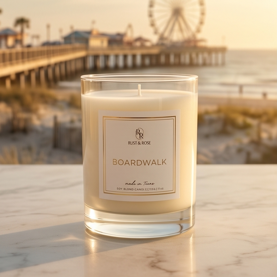Boardwalk | Luxury Non-Toxic Coconut-Soy Candle