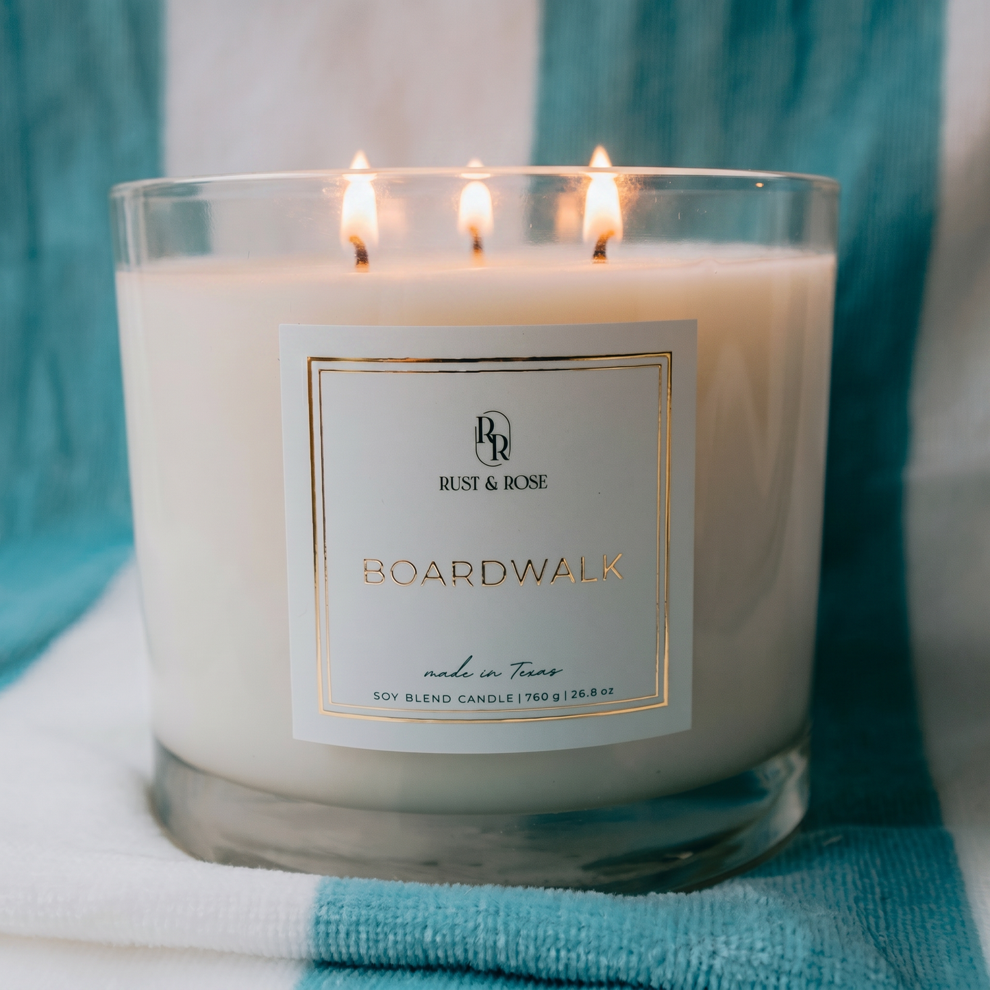 Boardwalk | Luxury Non-Toxic Coconut-Soy Candle