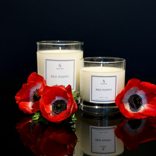 Red Poppy | Luxury Non-Toxic Coconut-Soy Candle