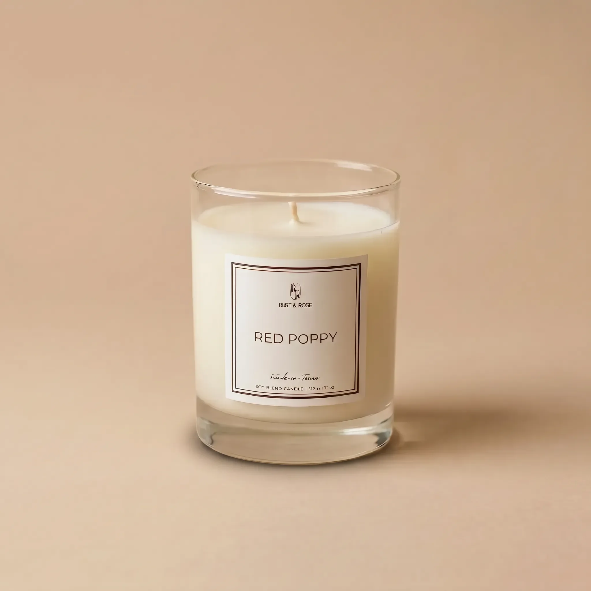 Red Poppy Candle