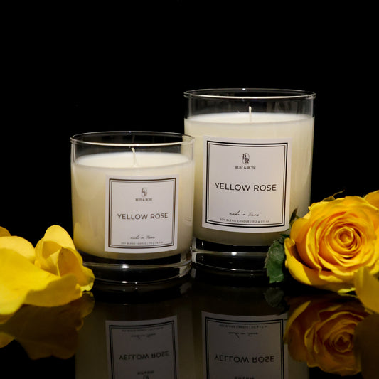 Yellow Rose | Luxury Non-Toxic Coconut-Soy Candle